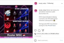 Msc 2021 telah merilis pembagian grup berdasarkan status tiap tim peserta. Rrq Lemon Beri Dukungan Penuh Untuk Evos Legends Dan Btr Di Msc 2021