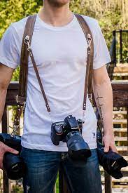 Handmade Camera Leather Harness Camera Strap Leather Suspenders Leather Harness Leather Camera Strap