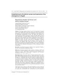 (1) this order shall govern all applications seeking the relief specified in paragraph 1 of the schedule to the courts of. Pdf Establishment Of Judicial Review And Elements Of Its Emergence In Egypt
