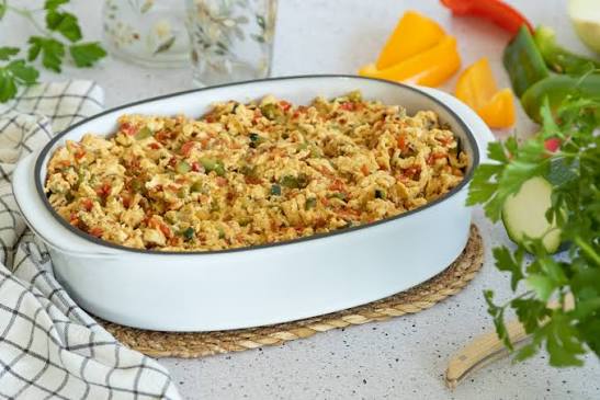 Scrambled Eggs with Vegetables