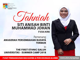 Fakulti sains & teknologi, universiti kebangsaan malaysia (official), bangi, malaysia. Ukm Malaysia On Twitter Siti Anisah Muhammad Johan Pelajar Fakulti Sains Sosial Dan Kemanusiaan Ukm Yang Memenangi Anugerah Persembahan Budaya Terbaik Di The First Ethnic Galuh Universitas Summer Camp 2018 Tahniahukm