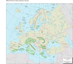 A comparison of endemic plants species in south america. European Centres Of Endemic Plants European Environment Agency