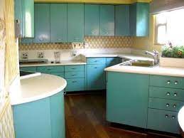 The original geneva steel kitchen cabinets were installed in an a catchy beige and yellow color combination. Google Image Result For Http Images Callisale Com Nlarge 1950s Mid Century Vintage Retro A Retro Kitchen Mid Century Modern Kitchen Kitchen Cabinets For Sale