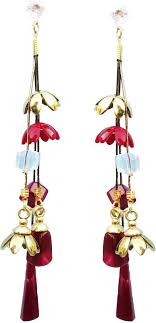 Buy the latest fashionable earring gearbest.com offers the best fashionable earring products online shopping. Flipkart Com Buy Fashion Factory Long Earring Maroon Color And Multi Color Light Weight For Party Reary Cuet Girl And Women Stone Alloy Drops Danglers Online At Best Prices In India