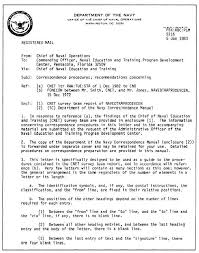 Figure 5 2 Unclassified Naval Letter First Page