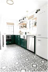 Get inspired with the 41 best kitchen tile ideas in 7 different design categories. Ideas For Decorating Your Kitchen Floors With Tiles Highlight Green Cabinets And Patterned Kitchen Flooring Best Flooring For Kitchen Interior Design Kitchen