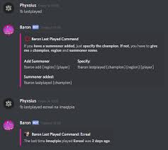 Baron A Lol Discord Bot