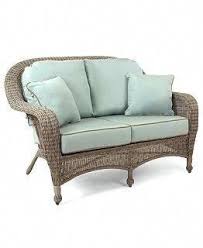 Furniture Sandy Cove Outdoor Seating Collection With Sunbrella Cushions Created For Macy S Reviews Furniture Macy S Outdoor Loveseat Patio Furnishings Outdoor Lounge Furniture