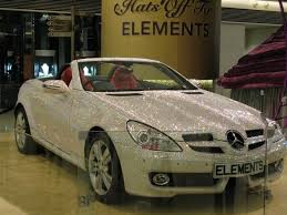 Mercedes Slk 200 Covered With Swarovski Crystals Mercedes Slk Mercedes Mercedes Benz Slk