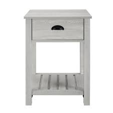 The small space in the back allows you to charge your phone without a bulky cord mess, keeping things tidy. Nightstands Bedside Tables Target