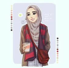 Tomboy bukan berarti tidak berhijab kartun gambar animasi. 20 Ide Muslimah Tomboy Kartun Hijab Kartun Gadis Animasi