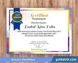Desain template sertifikat kosong cdr. Download Template Sertifkat Format Docx Dan Cdr Template Referensi Desain Kreatif