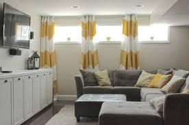 Currently a wide range of manufacturers who make beaded curtains are plentiful, and really have your choice of colors. Basement Window Curtain Length Basement Living Rooms Basement Window Curtains Home Decor