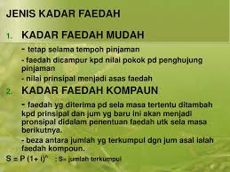 Faedah kompaun timbul apabila minat ditambah kepada prinsipal, sehingga, dari saat itu, minat yang telah ditambah juga mendapat minat. Terkini Faedah Mudah Dan Faedah Kompaun Tahun 5