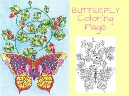 These alphabet coloring sheets will help little ones identify uppercase and lowercase versions of each letter. Butterfly Coloring Page Printable Instant Download Adult Etsy
