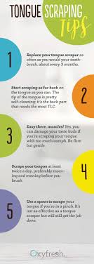 Start cleaning at the back of your tongue, then pull your way to the front of the tongue. Truth About Tongue Scrapers Best Secret To Fresher Breath Oxyfresh