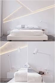 22 Surious Examples How Lighting Lamps Change White Bedrooms Small White Bedrooms Bedroom Bed Design White Bedroom