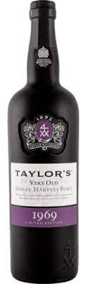 Taylor's 325th anniversary limited edition deep. 1966 Single Harvest Port Taylor S Port