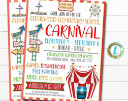 Circus trivia and fun facts with the entire family! Trivia Benefit Flyer Etsy
