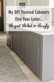 An Honest Review Of My Milk Paint Kitchen Cabinets One Year Later Diy Kitchen Cabinets Painting Milk Paint Cabinets Milk Paint Kitchen Cabinets