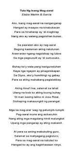 Samantala, mataas naman ang tingin ng mga. Gumawa Ng Tula Tungkol Sa Kahalagahan Ng Edukasyon Brainly Ph