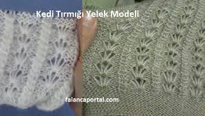 Kedi Tirmigi Yelek Modeli Goruntuler Ile Yelek Orgu Modelleri Orgu Desenleri