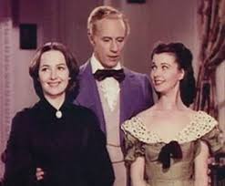 Melanie Wilks Olivia De Havilland Ashely Wilks Leslie Howard Scarlett O Hara Vivien Leigh In Gone With T Actrices Hollywood Clasico Estrellas De Cine