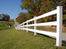 Black vinyl fencing is also available for a more chic look. Post And Rail Fence Durable Low Maintenance Vinyl