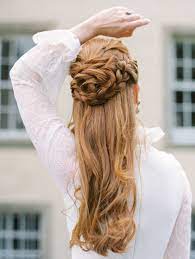 Outlander Wedding Inspiration With Scottish Romance Ruffled Long Hair Styles Braided Hairstyles For Wedding Hair Styles