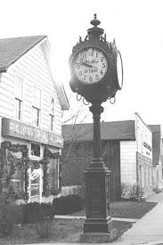 The Richmond Clock Vintage Michigan Richmond Michigan