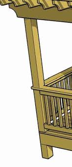 Pergolas finish a backyard and go great with pools, spas or decks. Trying To Understand Deck Plans For Pergola Post Itectec
