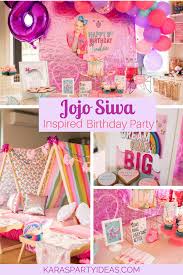 Birthday Party Theme Ideas For Girls Jojo Siwa Inspired Girly Birthday Party Kara S Party Ideas Girly Birthday Party Jojo Siwa Birthday Girls Birthday Party Themes