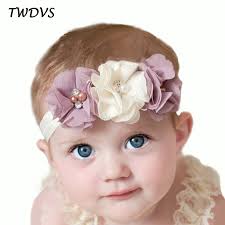 Baby goods/children's we have added to our hair range and our hair pieces now are 220g of hair curly and 240g of hair body. 1 Pieces Newborn Baby Headband Chiffon 3 Flower Pearl Diamond With A Shimmer Headbands Elasticity Baby Hair Accessories W045 Baby Headband Bajby Com Is The Leading Kids Clothes Toddlers Clothes