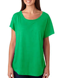 next level 6760 ladies triblend dolman