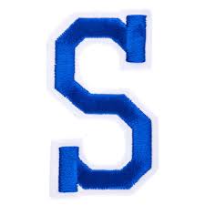 Find the best letters from hobbylobby.com. Blue Embroidered Iron On Letter S 3 Hobby Lobby 21184