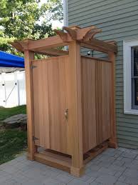 Cape cod outdoor shower kits. Red Cedar Outdoor Shower By Jkshea Construction Outdoor Shower Enclosure Outdoor Shower Outdoor Shower Kits