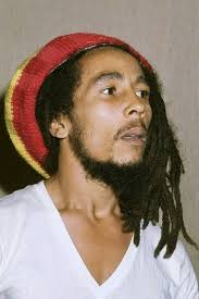 Bob Marley in a Volkswagen van in the 1970s