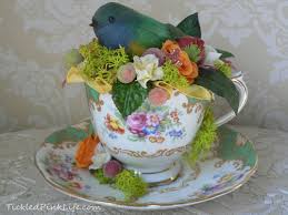 Image result for a small bird nest in a porcelain cup