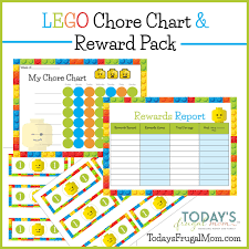 Free Lego Chore Chart Reward Pack Tanners Board Chore
