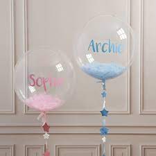 Bubblegum Balloons Personalized Balloons Balloons Bubble Balloons