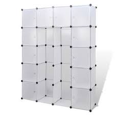 Solution de rangement modulable atomia. Armoire Penderie Cube Modulable Etagere De Rangement Vetement En Plastique 14 Compartiments 37 X 150 X 190cm Achat Prix Fnac