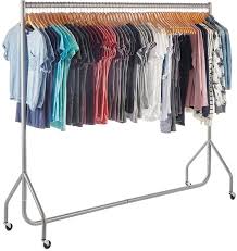 Heavy gauge steel construction, rack weighs 39 lbs. Shopfitting Warehouse Heavy Duty Clothes Rail Garment Rack Steel Silver 3ft Wide Laundry Storage Organisation Home Kitchen Umoonproductions Com