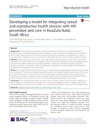 Pdf Developing A Model For Integrating Sexual And