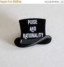 Christmas In July Sale Poise And Rationality Top Hat Lapel Pin 1 25 Quot Soft Enamel Steampunk Pin And Patches Enamel Lapel Pin Lapel Pins