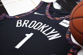 Nba 2k20 features an interesting court design at barclays center. Nets Introduce Coogi Style City Edition Jerseys And An Airbus 320 Netsdaily