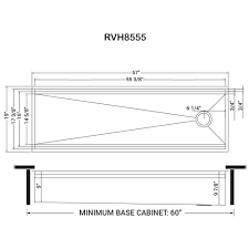 Ruvati workstation farmhouse kitchen sink. 57 Inch Workstation Two Tiered Ledge Kitchen Sink Undermount 16 Gauge Stainless Steel Ruvati Usa