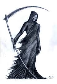 Easy Creepy Grim Reaper Drawings How To Draw The Grim Reaper Simple Grim Reaper Drawing At Grim Reaper Art Grim Reaper Drawing Reaper Tattoo