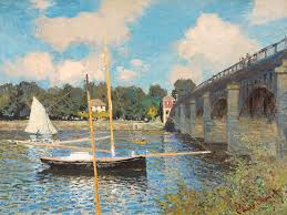 The Bridge At Argenteuil By Claude Monet Claude Monet Paintings Claude Monet Art Monet Art