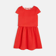 Obaïbi e okaïdi, creatore di abbigliamento per neonati, bimbi (bimba e bimbo) e bambini (bambina e bambino) da 0 a 14 anni, propone modelli di qualità a prezzi accessibile. Robe Crepee Top Reversible Rouge Fille Okaidi Obaibi