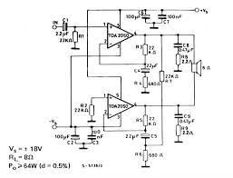 A circuit diagram (electrical diagram, elementary diagram, electronic schematic) is a graphical representation of an electrical circuit. Soft Wiring Tda 2050 Simple Amp Circuit Bridge Circuit Diagram Circuit Audio Amplifier